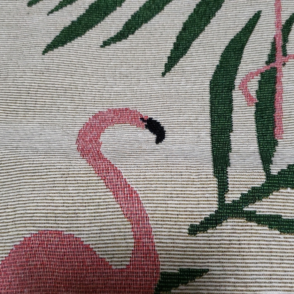 Large Artistic Flamingo Summer Bag - Picture 4 of 4